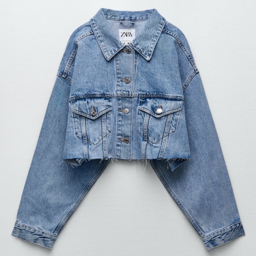 ZARA CROPPED OVERSIZED JACKET